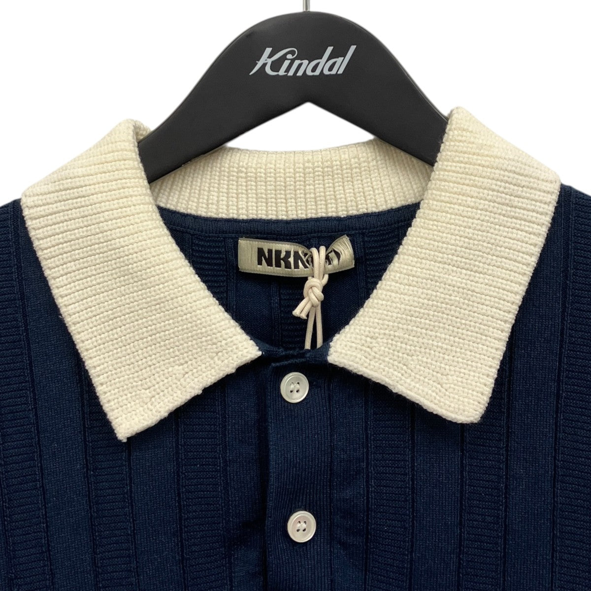 mix gauge logo KNIT shirts ニットポロシャツ