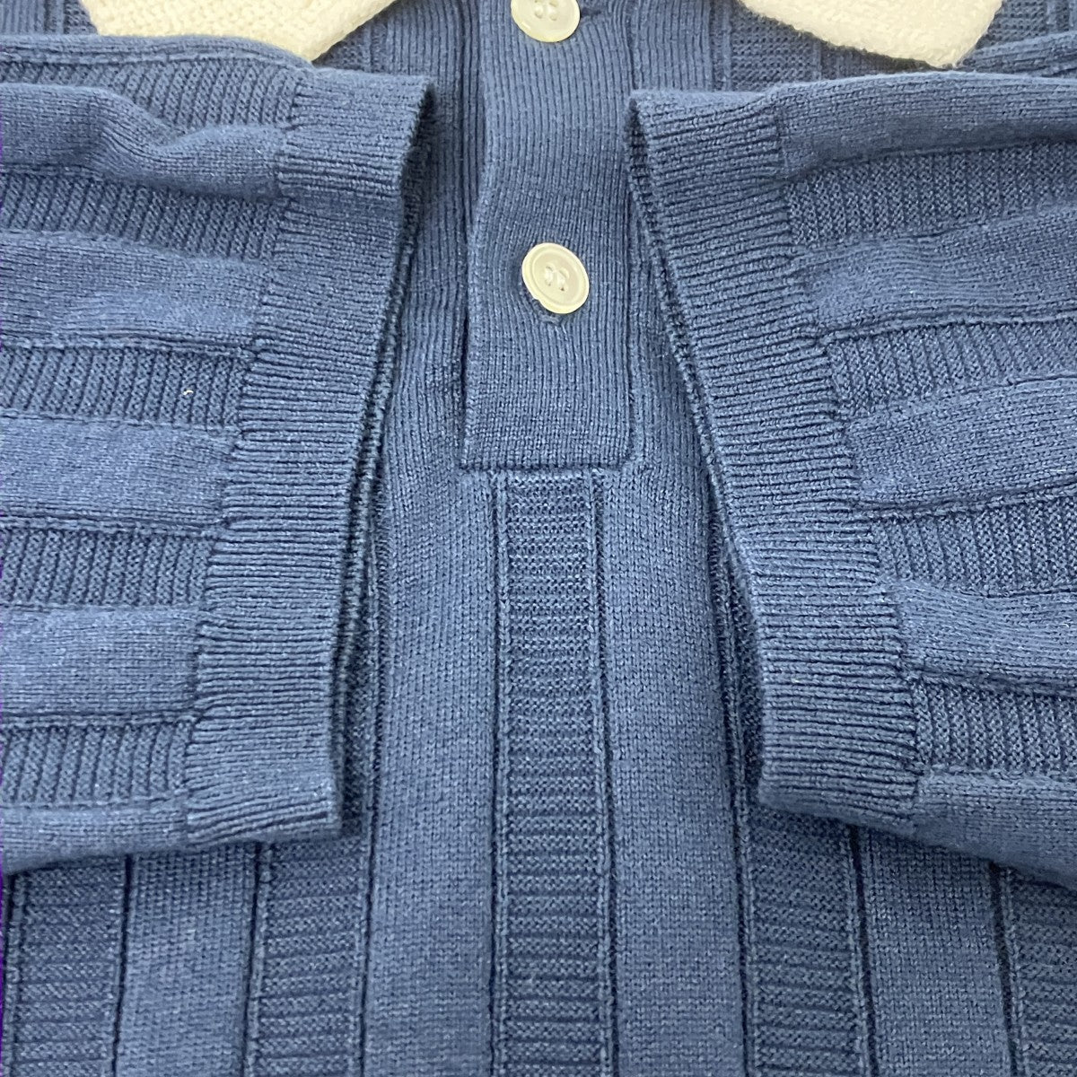 mix gauge logo KNIT shirts ニットポロシャツ