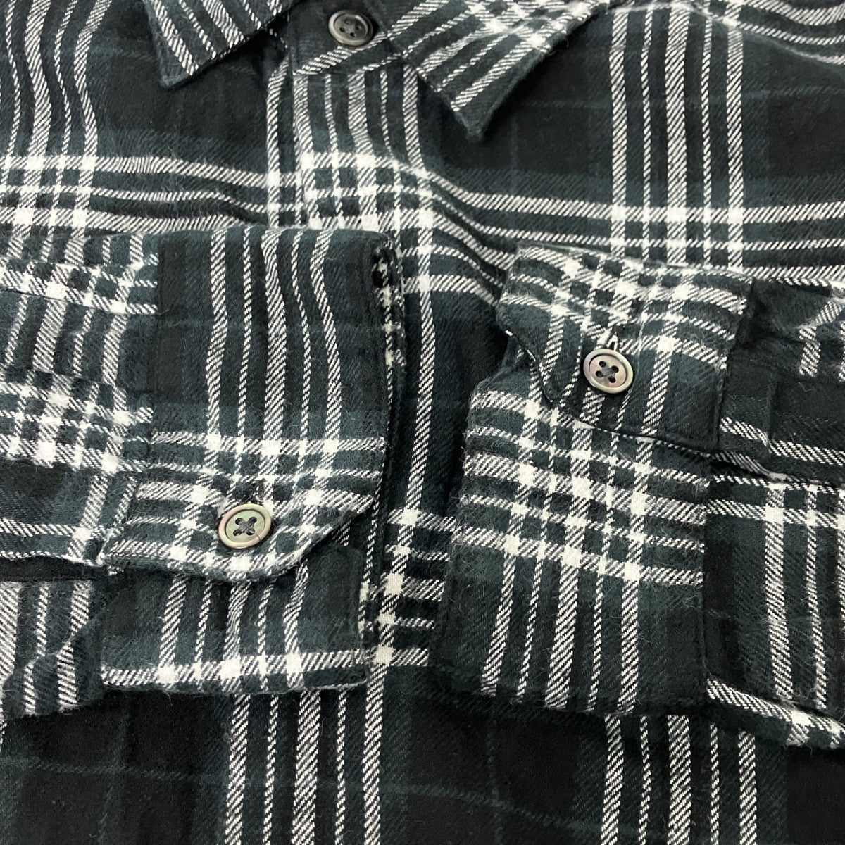 BIG LOGO FLANNEL BAGGY SHIRT チェックシャツ
