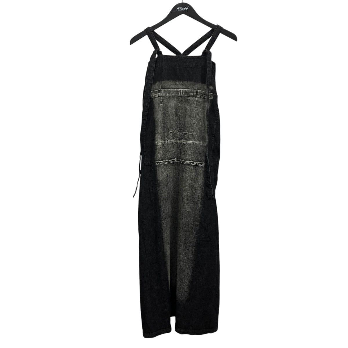 SPOTTED DENIM SALOPETTE SKIRT スポテッドデニム サロペット ドレス
