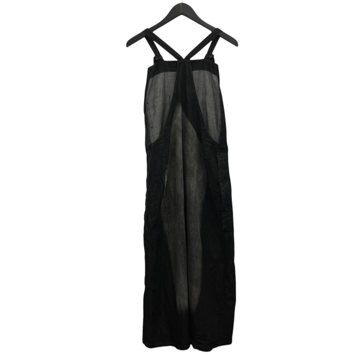 SPOTTED DENIM SALOPETTE SKIRT スポテッドデニム サロペット ドレス