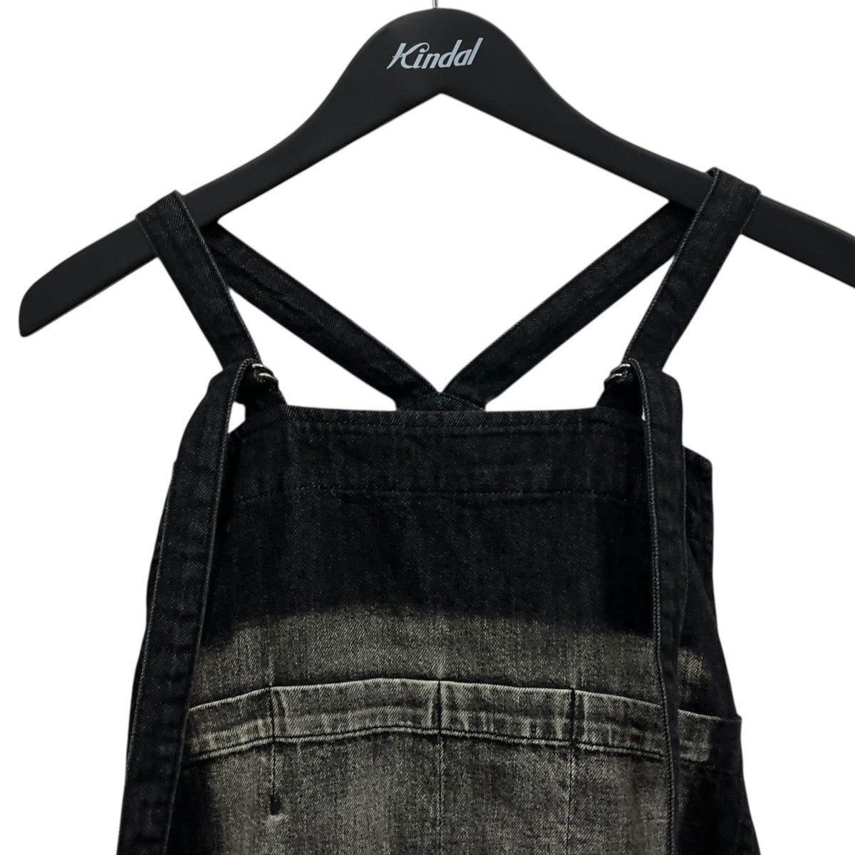SPOTTED DENIM SALOPETTE SKIRT スポテッドデニム サロペット ドレス