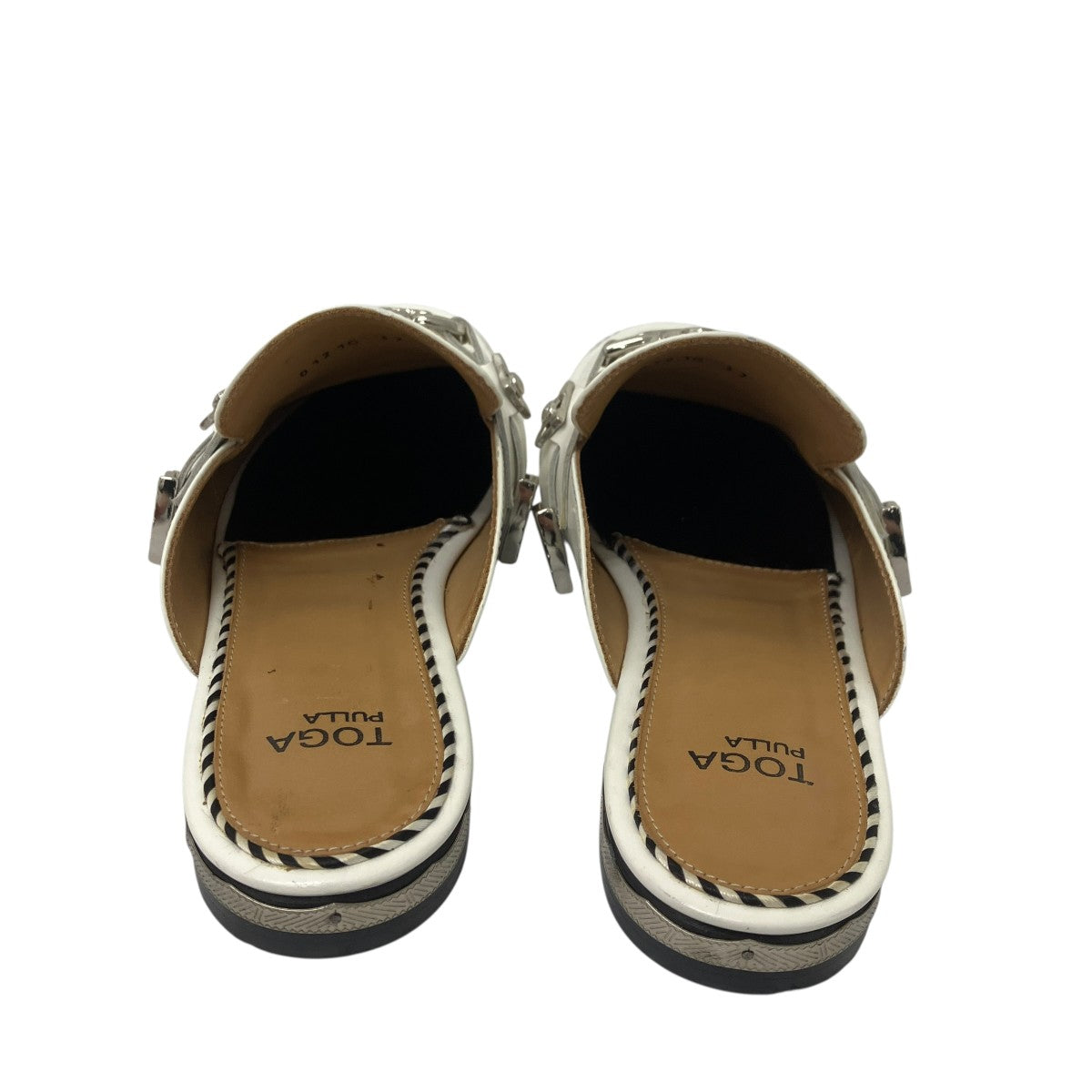 TOGA PULLA(トーガプルラ) LEATHER STUDDED ACCENTS MULES ミュール