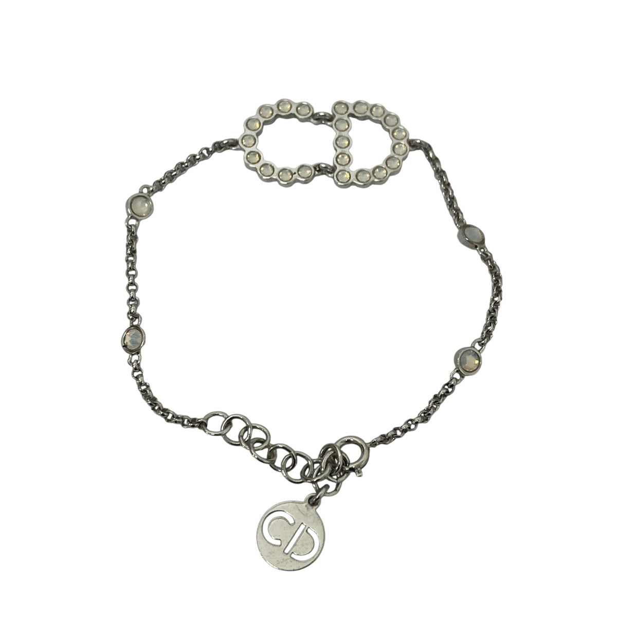 Christian Dior ラインストーンブレスレット 古着・中古-1枚目のアイテム画像