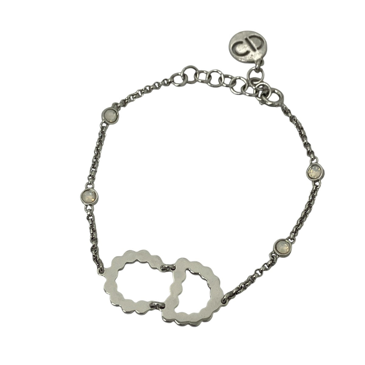 Christian Dior ラインストーンブレスレット 古着・中古-2枚目のアイテム画像
