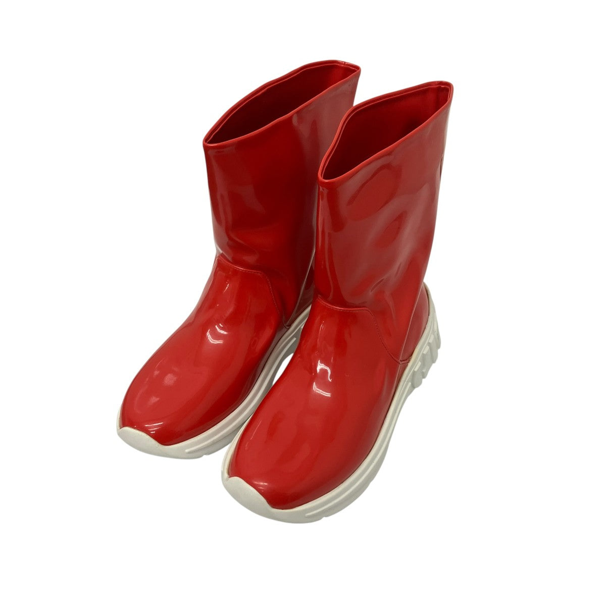 CALZATURE DONNA エナメルレインブーツ