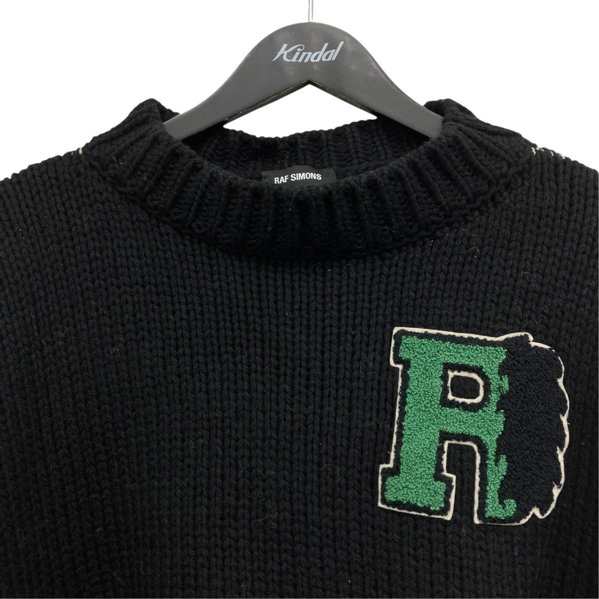 RAF SIMONS(ラフシモンズ) Rワッペンオーバーサイズニット 123065217
