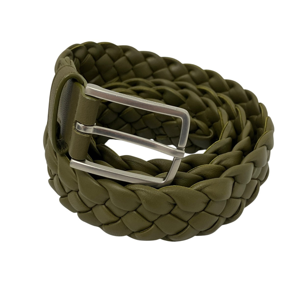 BOTTEGA VENETA イントレチャートベルト 古着・中古-1枚目のアイテム画像