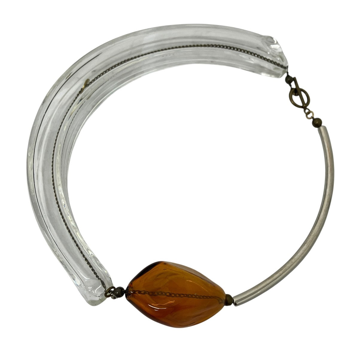 DRIES VAN NOTEN ガラスレジンカラーネックレス 古着・中古-2枚目のアイテム画像