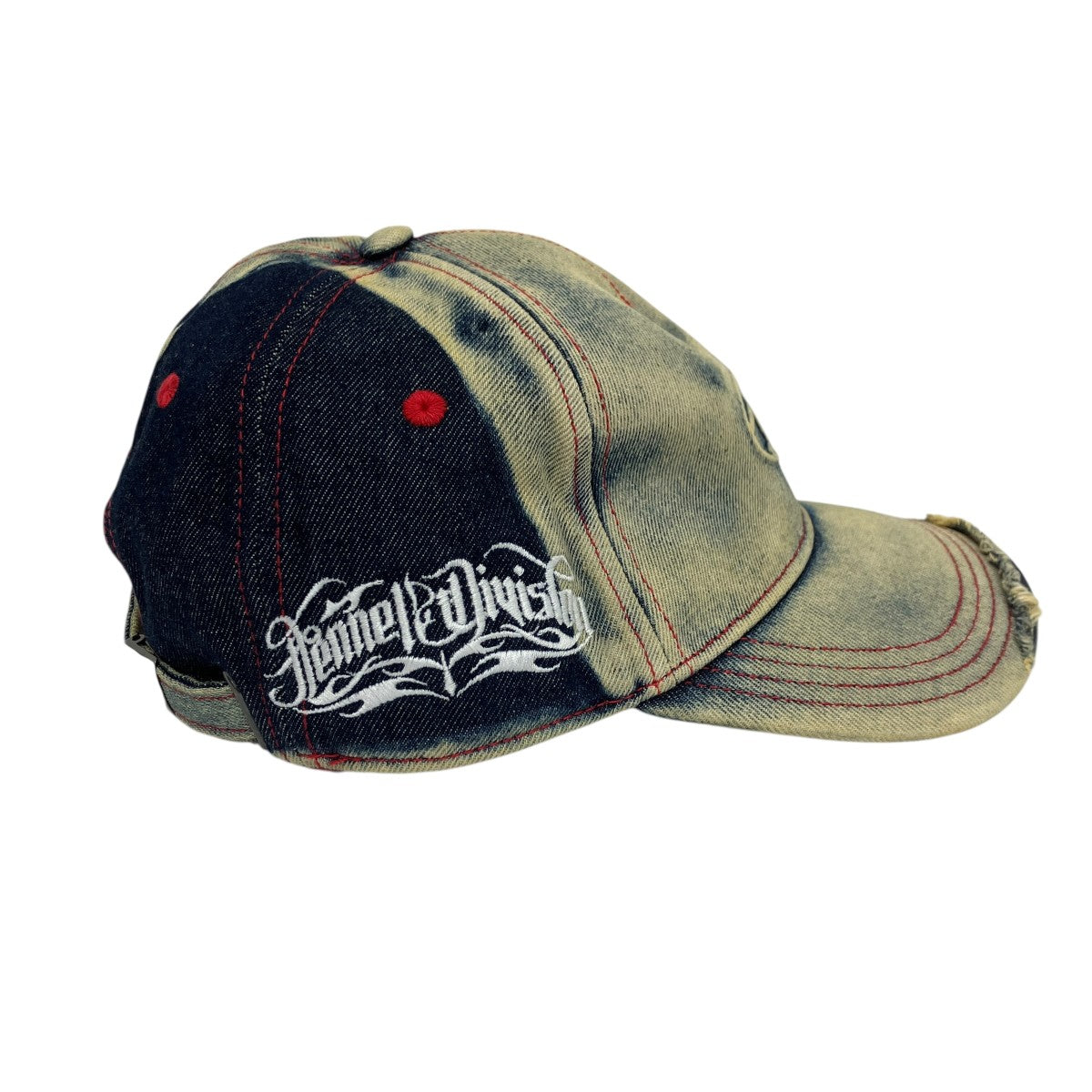 DIESEL ユーズド加工デザインキャップ 古着・中古-5枚目のアイテム画像
