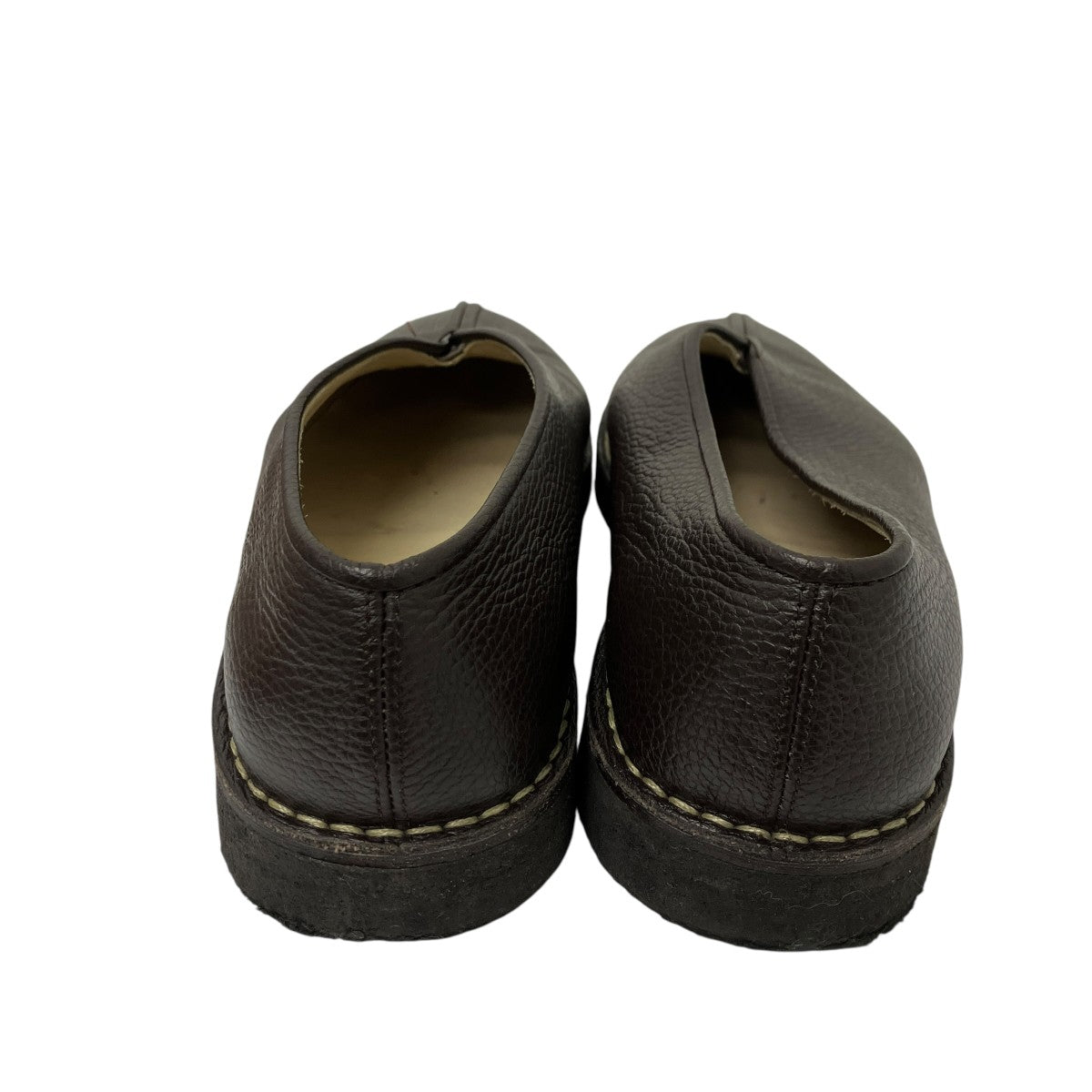 PIPED CREPE SLIPPERSレザーフラットシューズ