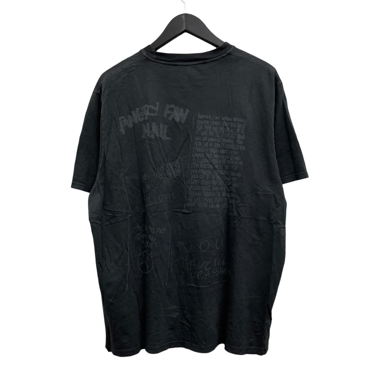 ANGRY FAN MAIL PRINT BOX T-SHIRT プリントTシャツ