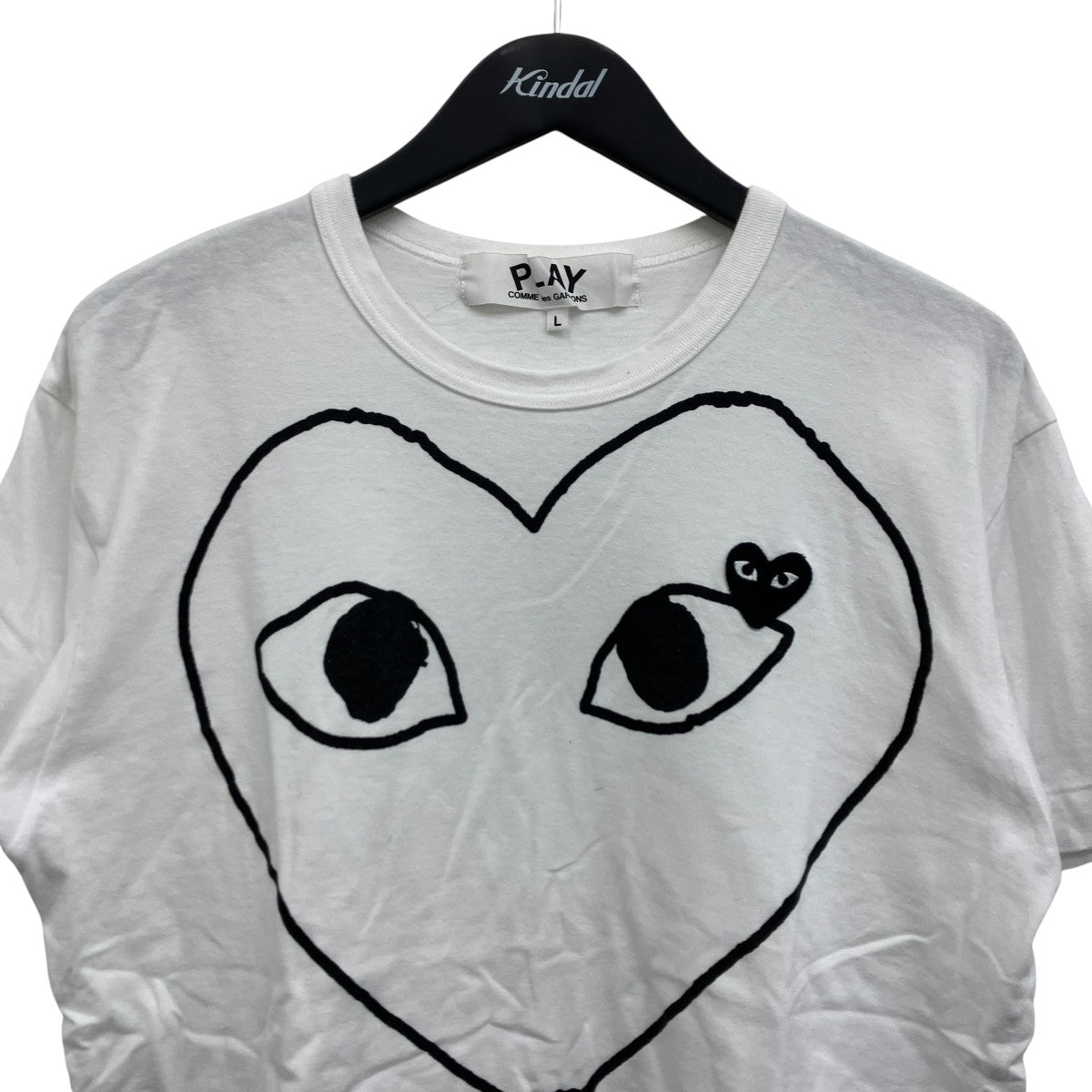 ハートワッペンプリントTシャツ