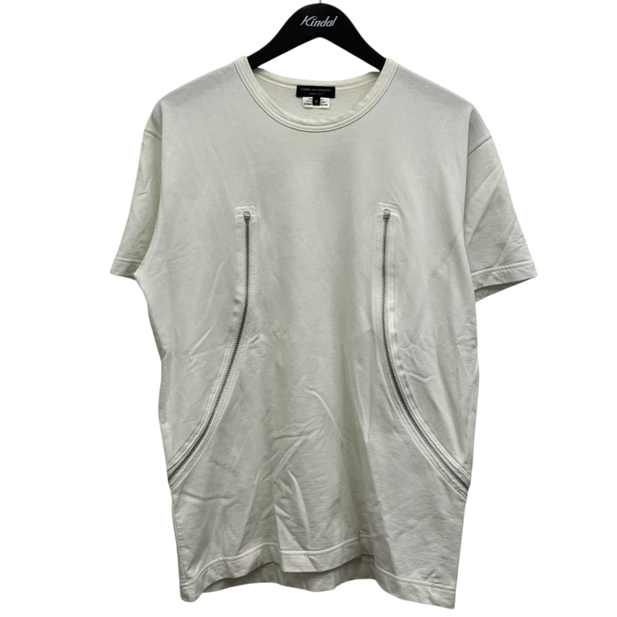 ジップデザインTシャツ