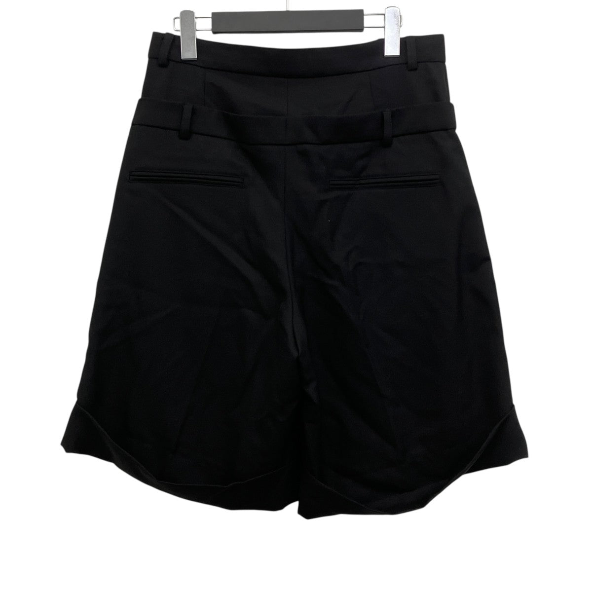 DOUBLE WAIST WOOL SHORT ダブルウェストデザインショーツ