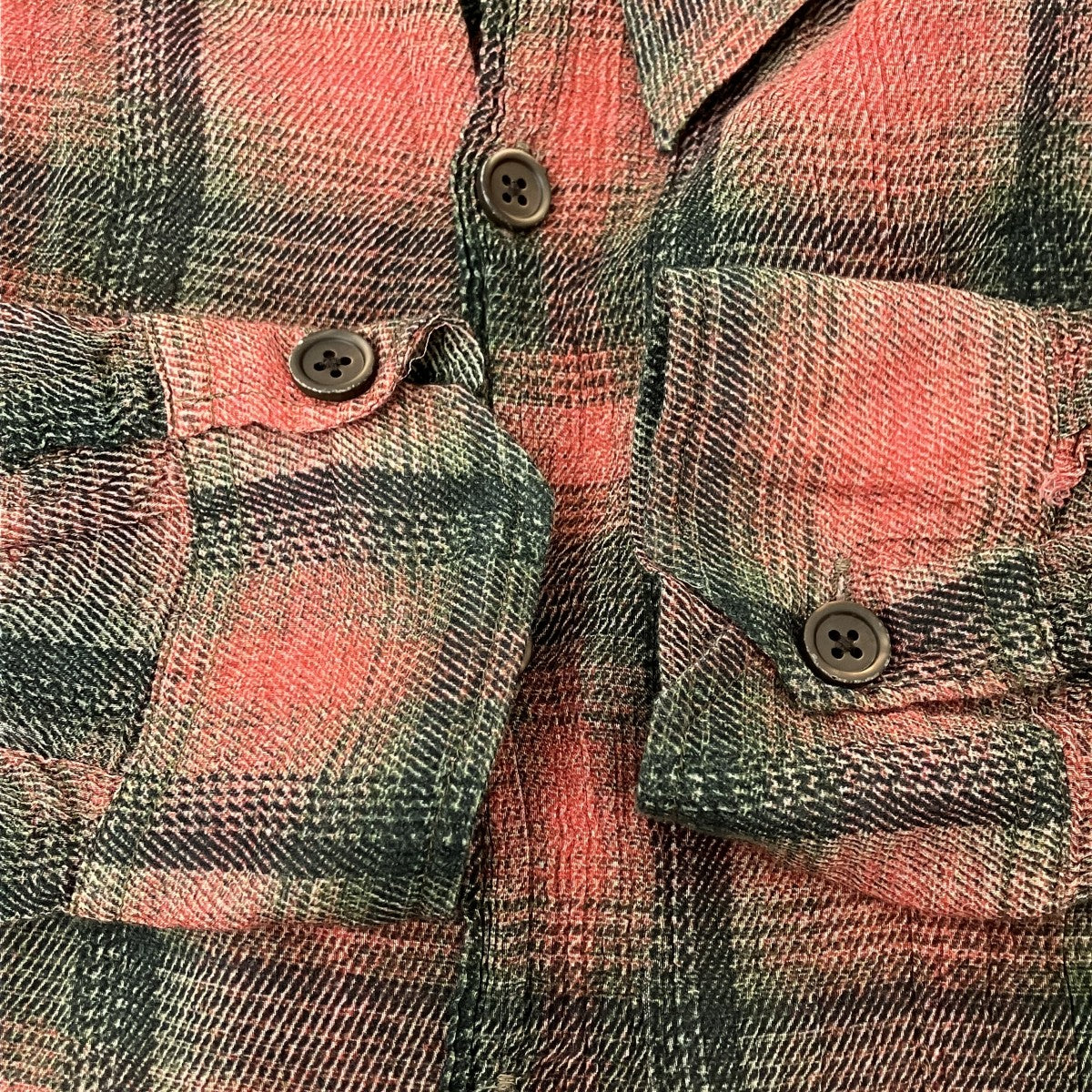 BORROWED SHIRT チェックシャツ