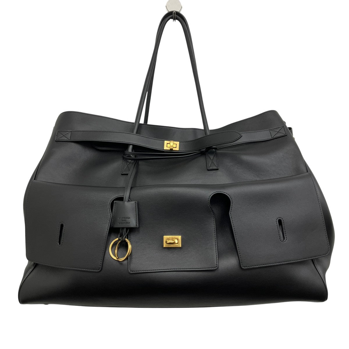 BALENCIAGA ベルエアーエクストララージレザーバッグ 古着・中古-1枚目のアイテム画像