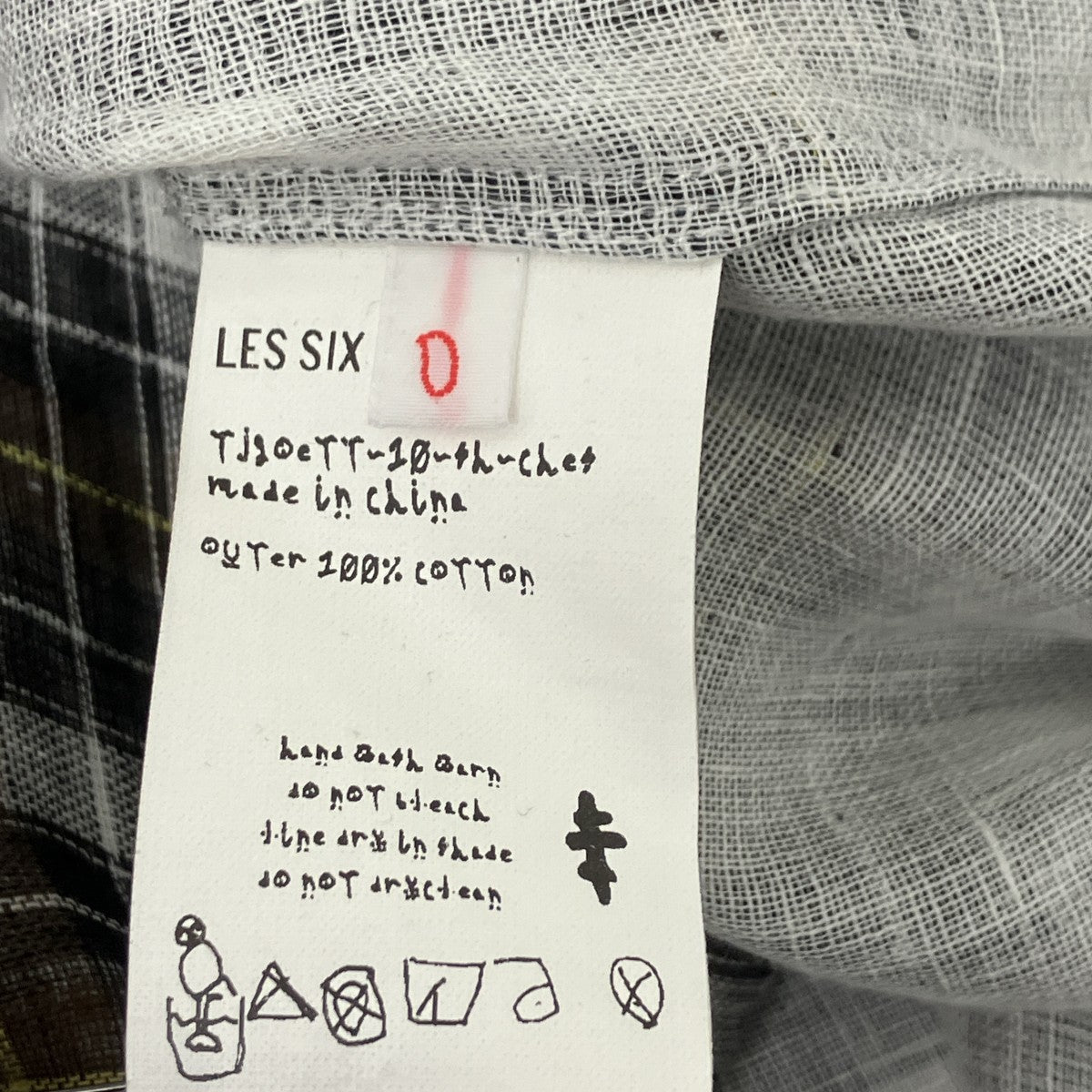 CHECK SLIP SHIRT チェックシャツ