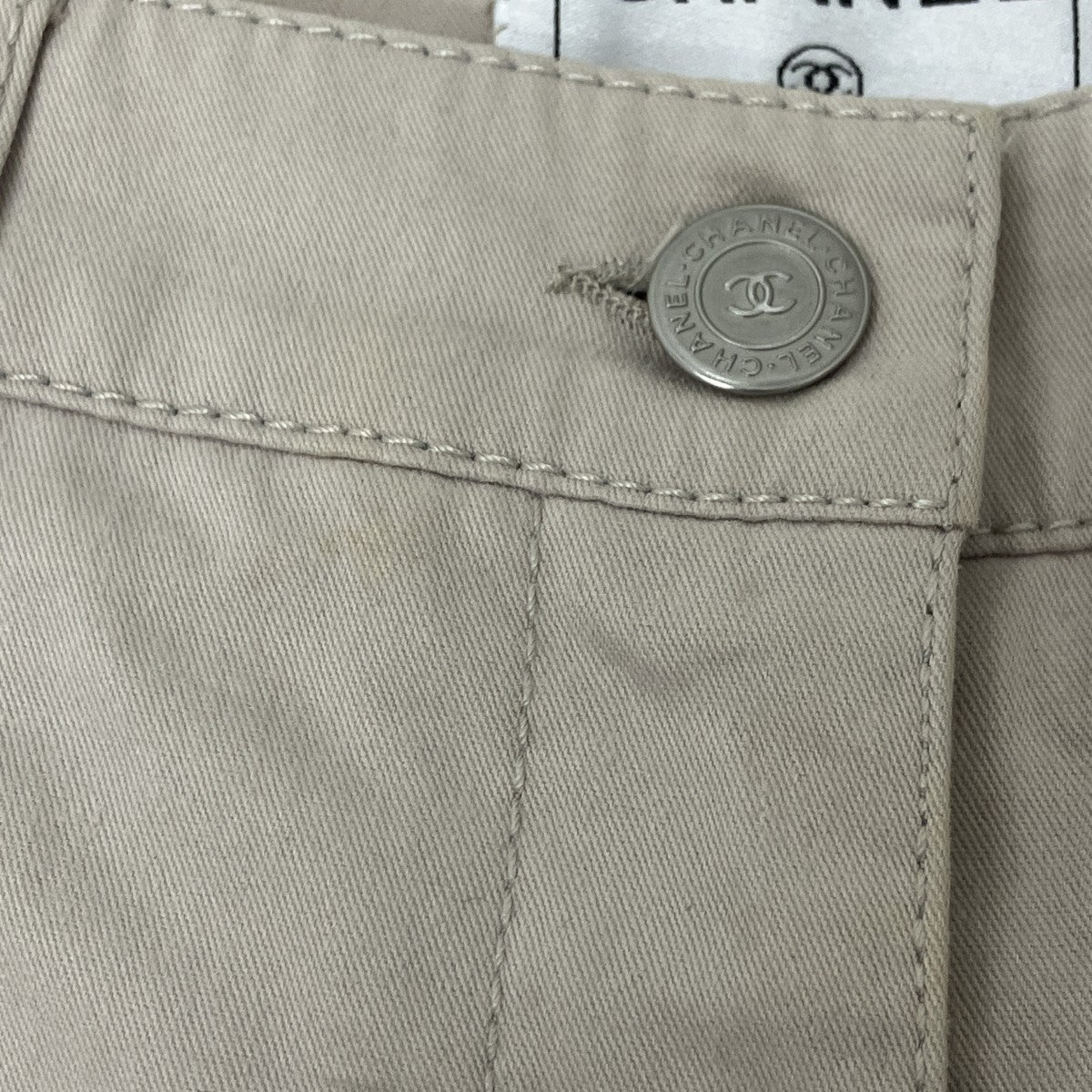 CHANEL ストレートトラウザー 古着・中古-5枚目のアイテム画像