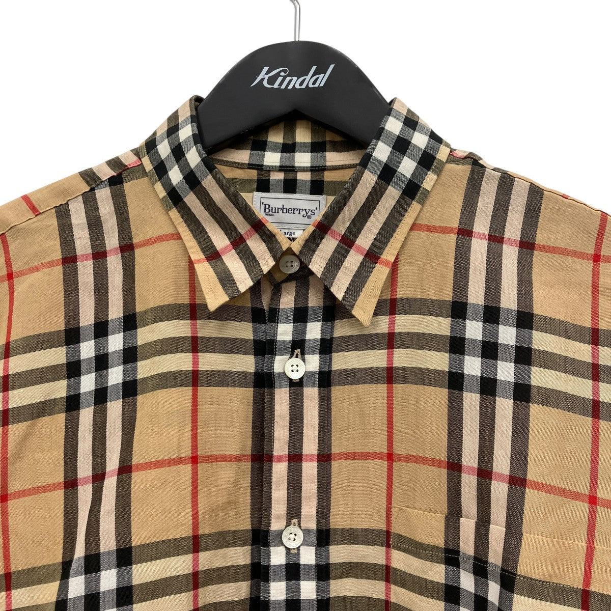 BURBERRY チェックシャツ 古着・中古-3枚目のアイテム画像