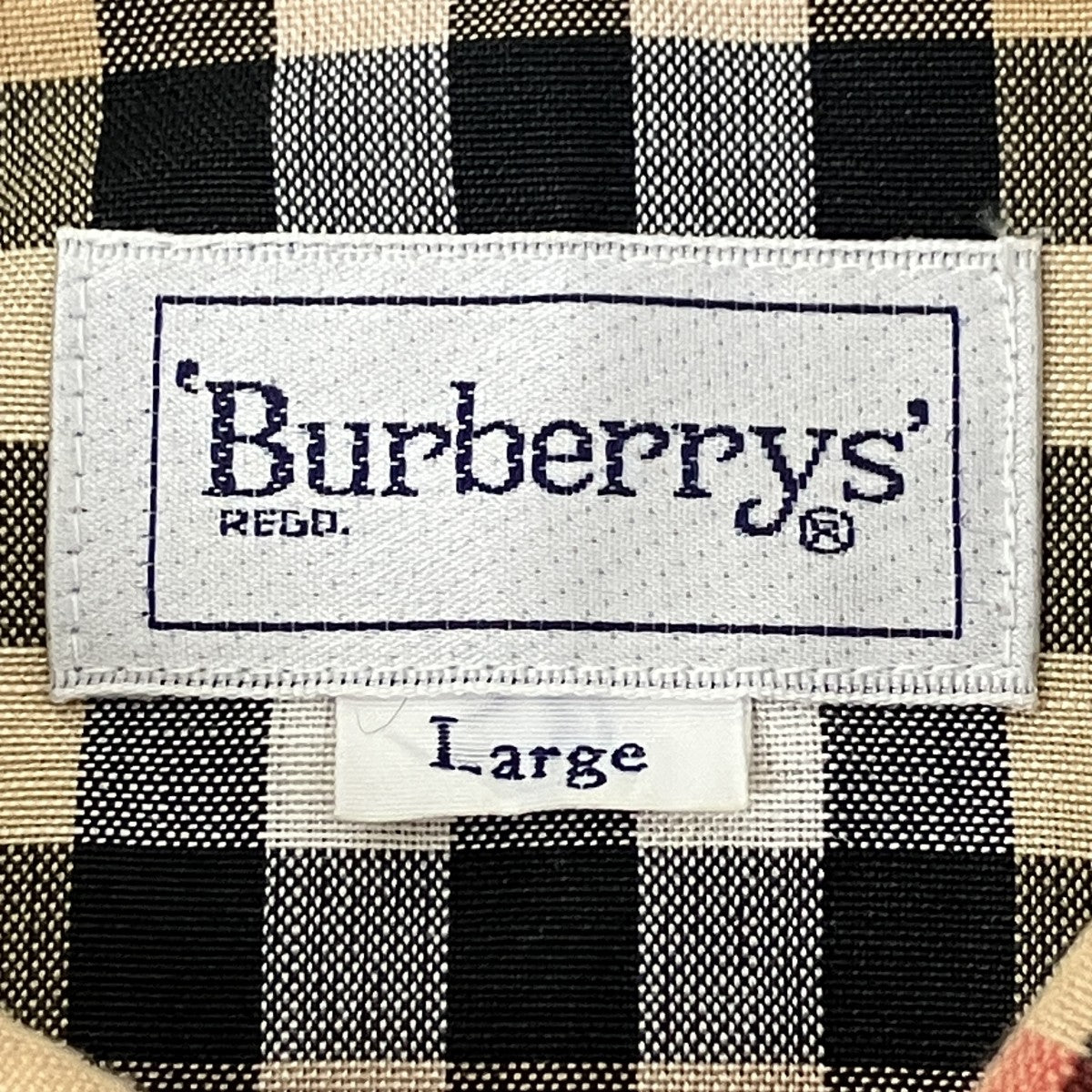BURBERRY チェックシャツ 古着・中古-5枚目のアイテム画像