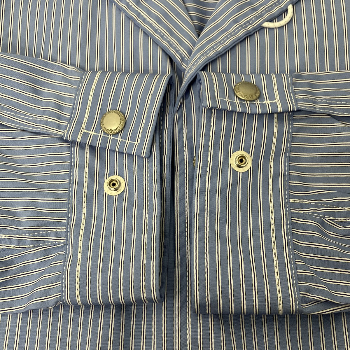 L S SHIRT ストライプコーチジャケット