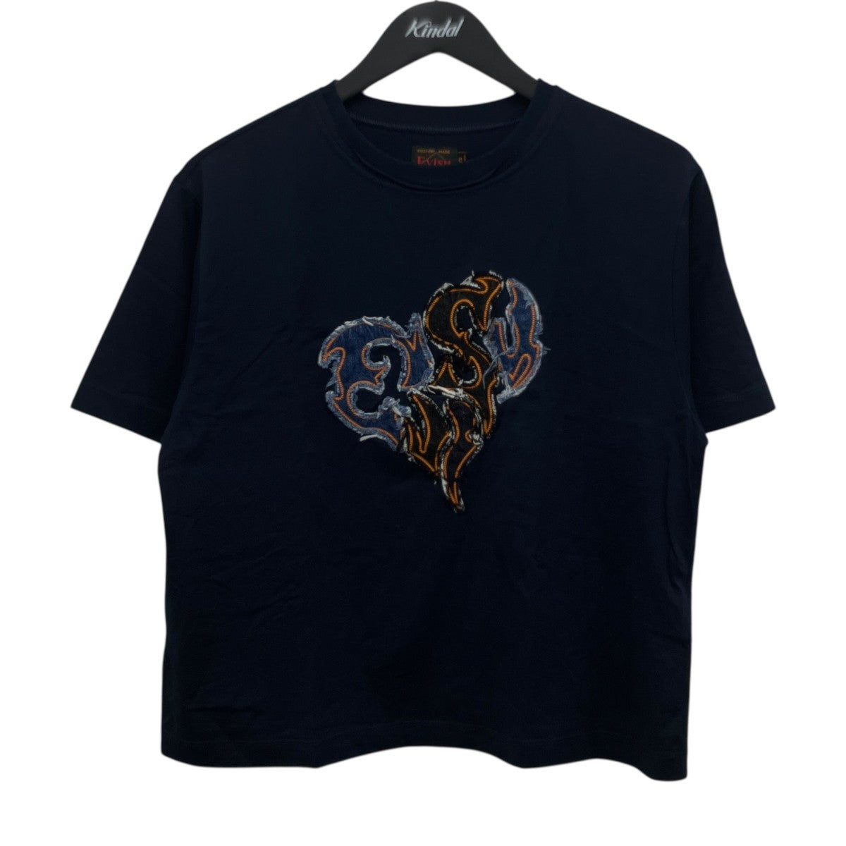 EVISUデニムアップリケ Tシャツ