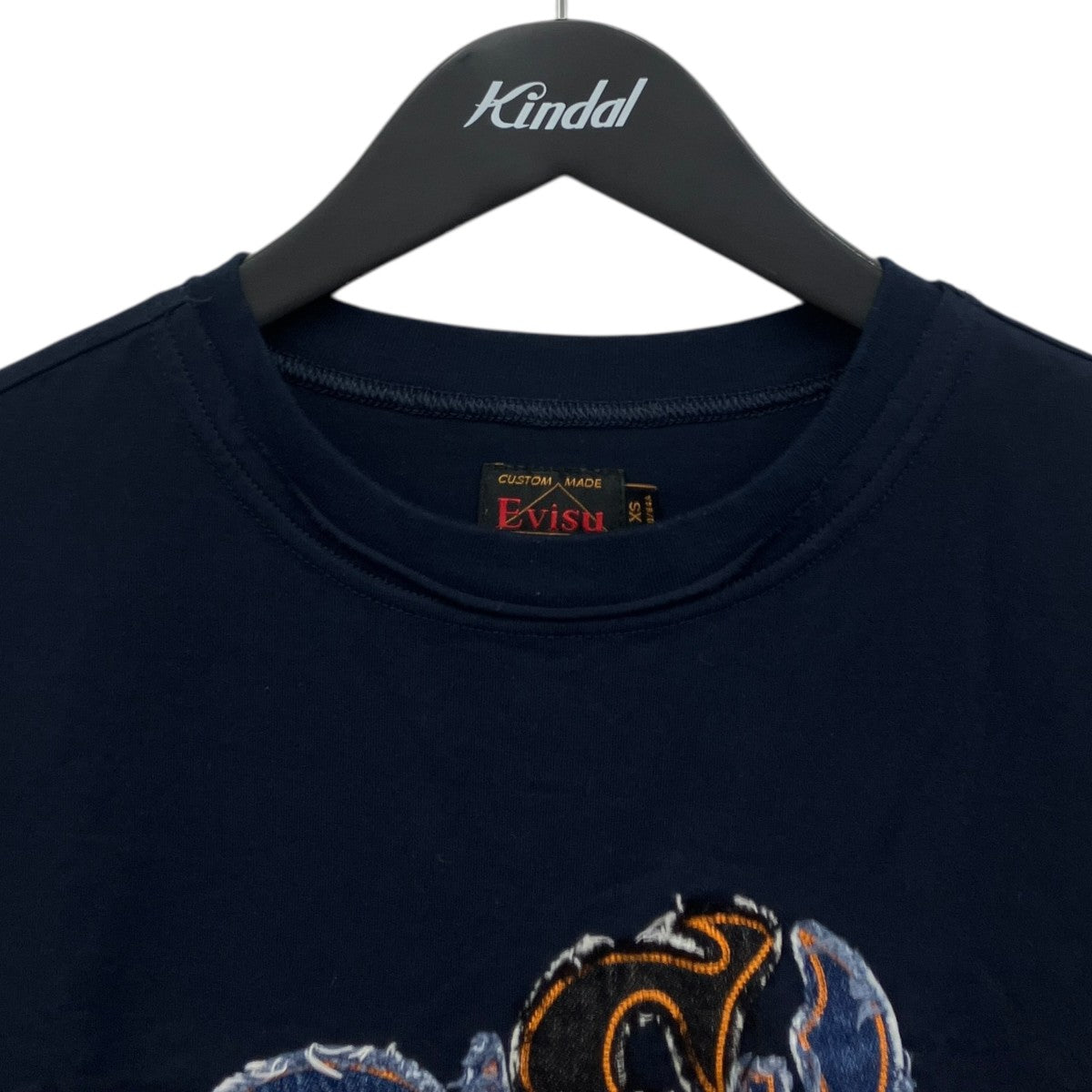 EVISUデニムアップリケ Tシャツ