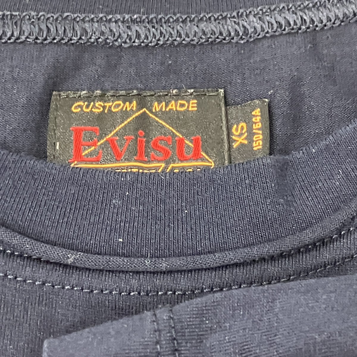 EVISUデニムアップリケ Tシャツ