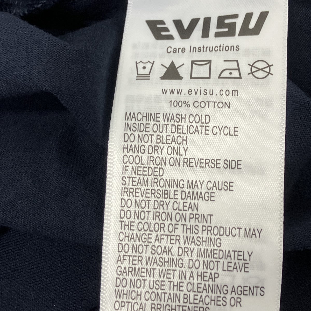 EVISUデニムアップリケ Tシャツ
