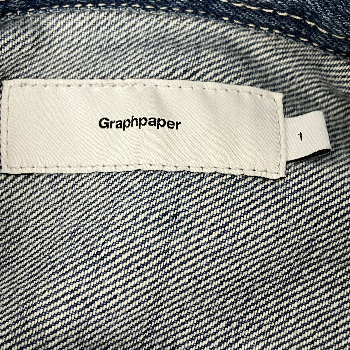 Graphpaper デニムシャツ 古着・中古-6枚目のアイテム画像