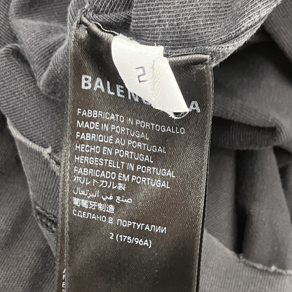 インサイドアウト長袖Tシャツ