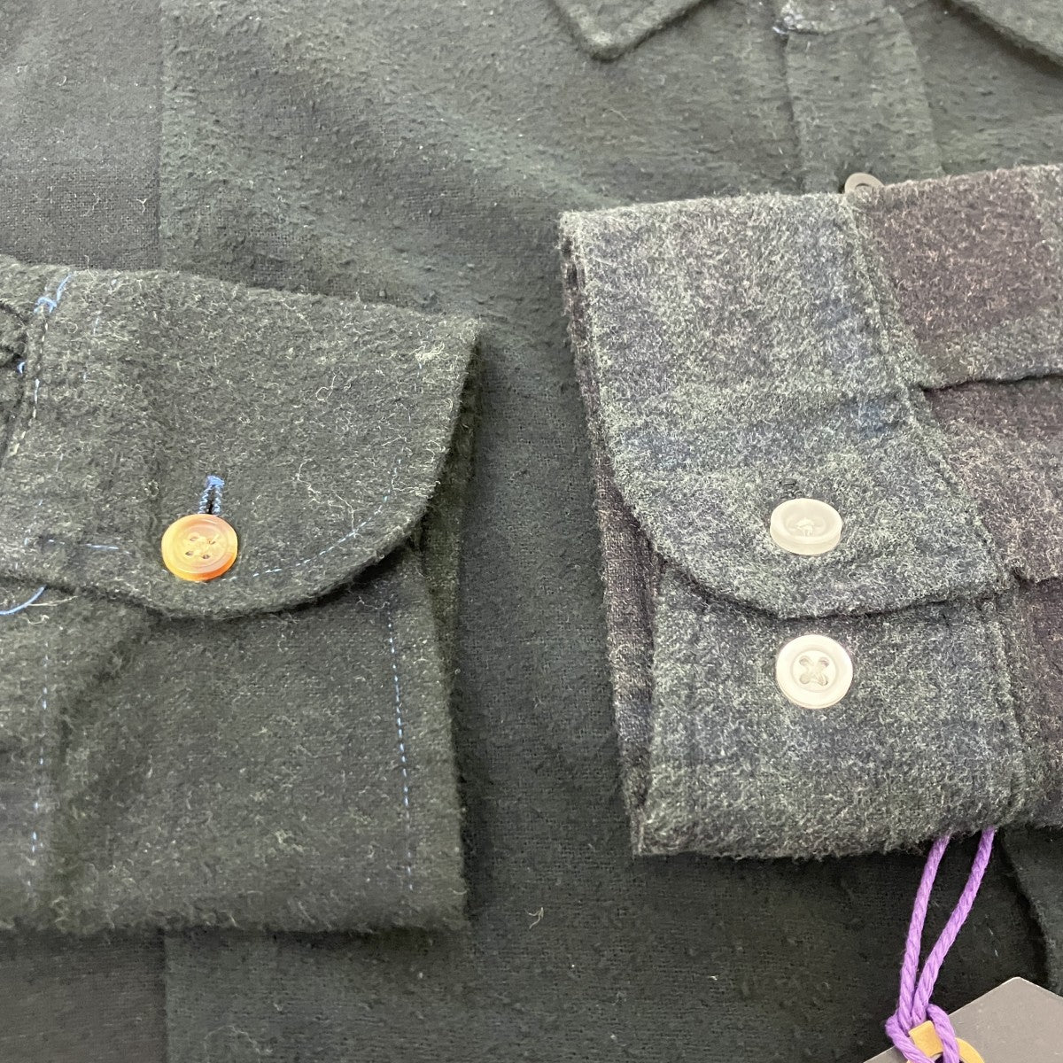 Flannel Shirt 7 Cuts Wide Shirt 切替フランネルシャツ