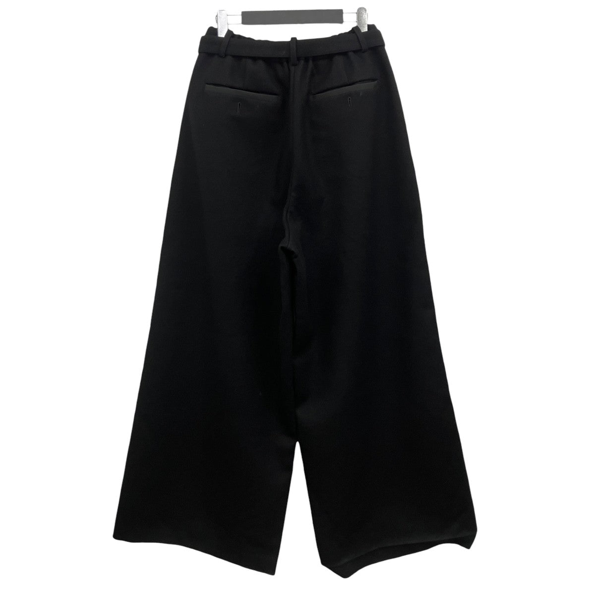 sacai ウールメルトンワイドパンツ 古着・中古-2枚目のアイテム画像