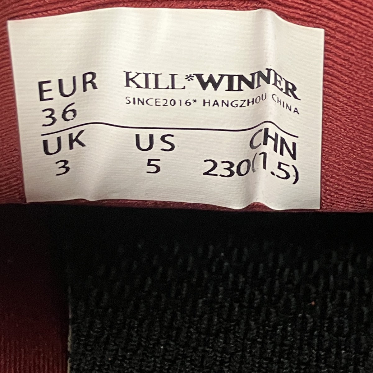 KILL WINNER ローカットスニーカー 古着・中古-9枚目のアイテム画像