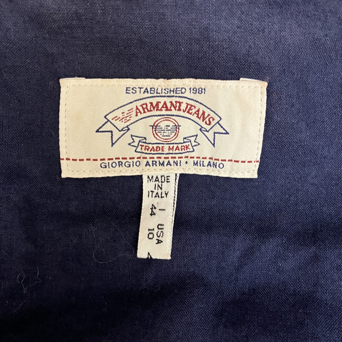 ARMANI JEANS(アルマーニジーンズ) ジップアップデニムジャケット