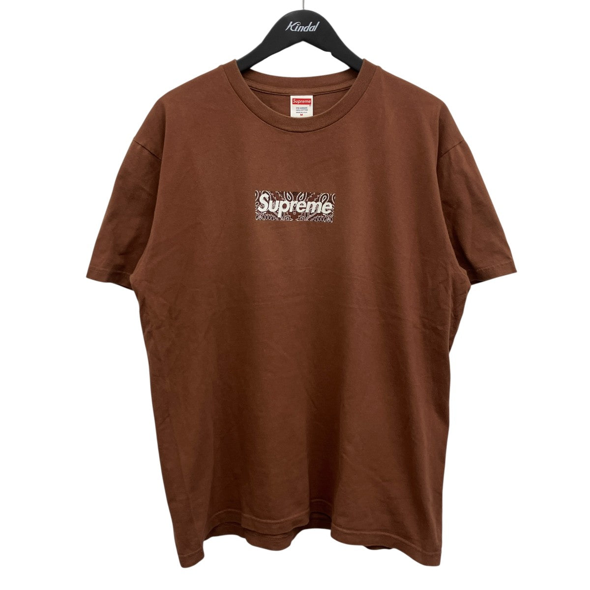 Supreme バンダナボックスロゴTシャツ 古着・中古-1枚目のアイテム画像