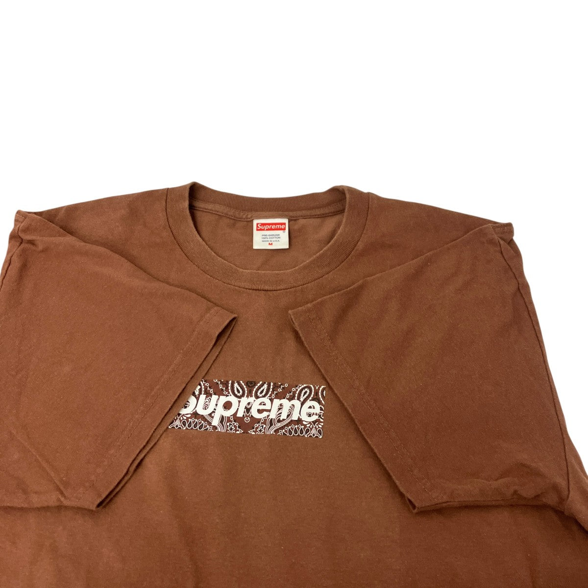 Supreme バンダナボックスロゴTシャツ 古着・中古-4枚目のアイテム画像