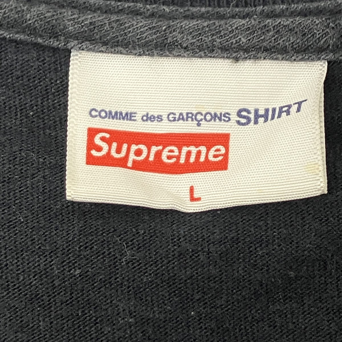 Supreme×COMME des GARCONS SHIRT プリントTシャツ 古着・中古-5枚目のアイテム画像