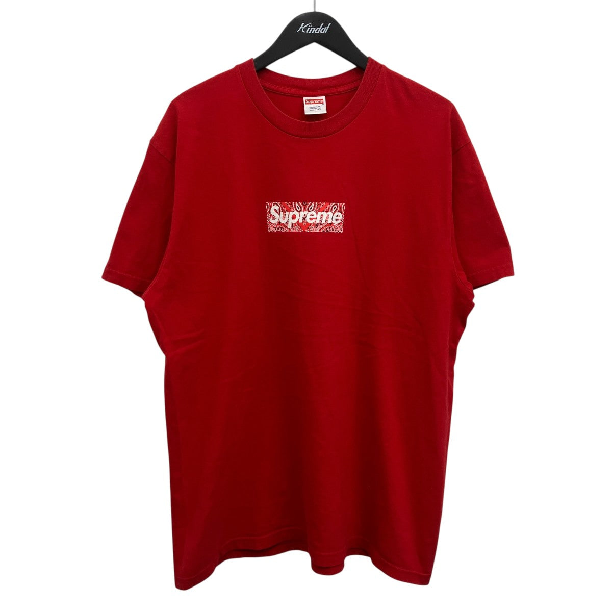 Supreme バンダナボックスロゴTシャツ 古着・中古-1枚目のアイテム画像