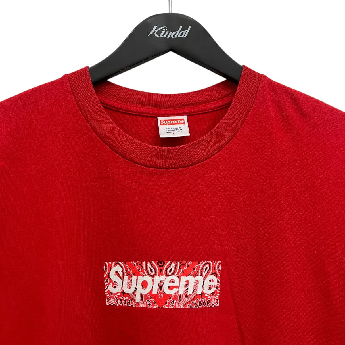 Supreme バンダナボックスロゴTシャツ 古着・中古-3枚目のアイテム画像