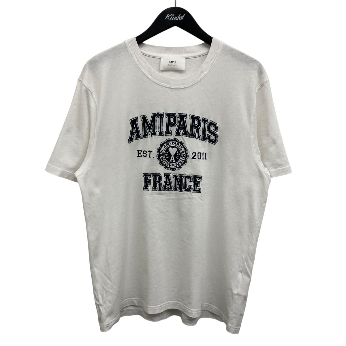 AMI PARIS カレッジロゴTシャツ 古着・中古-1枚目のアイテム画像