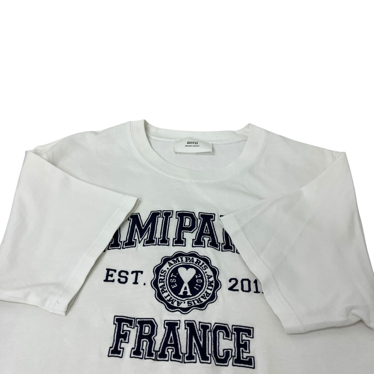 AMI PARIS カレッジロゴTシャツ 古着・中古-4枚目のアイテム画像