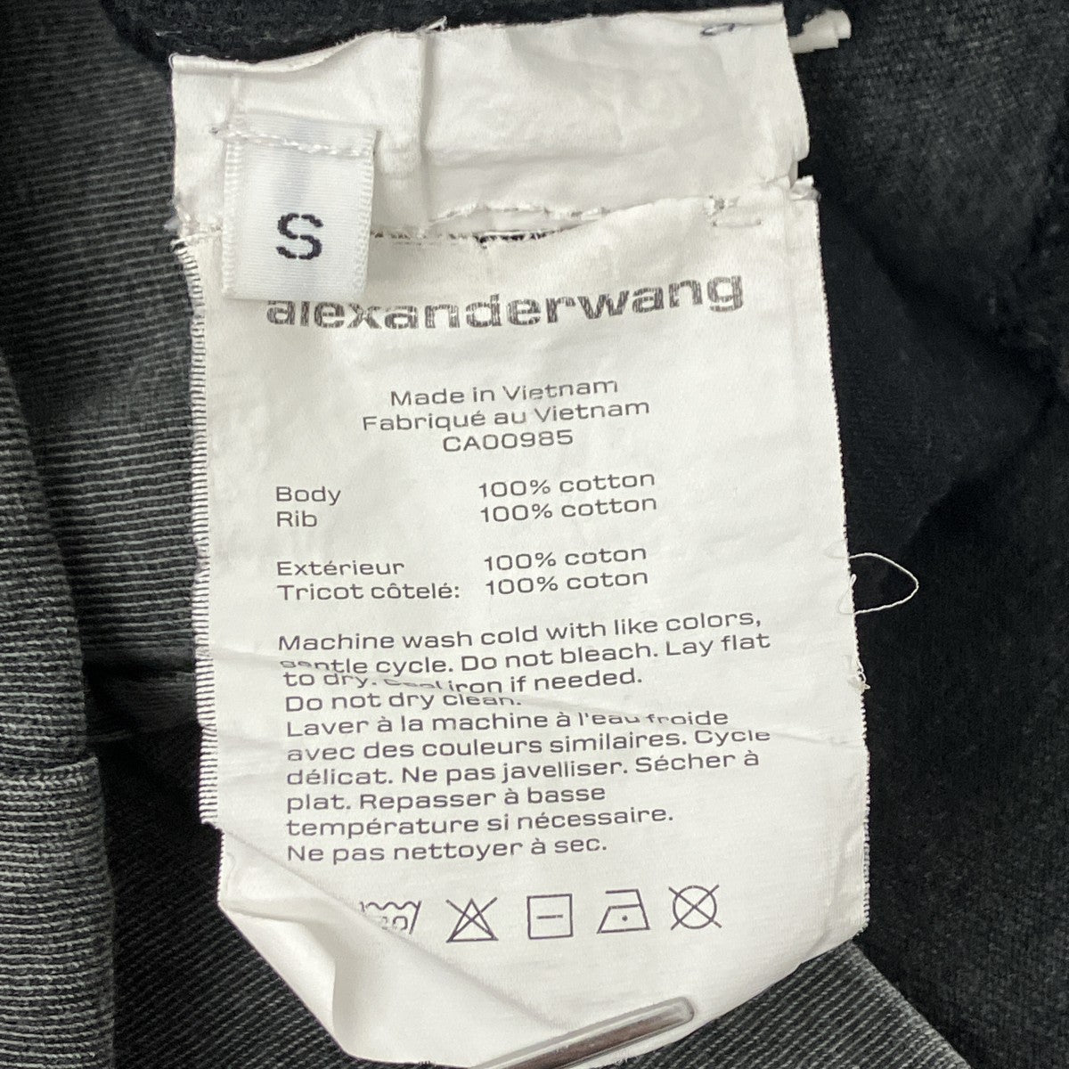 ALEXANDER WANG ロングスリーブカットソー 古着・中古-5枚目のアイテム画像