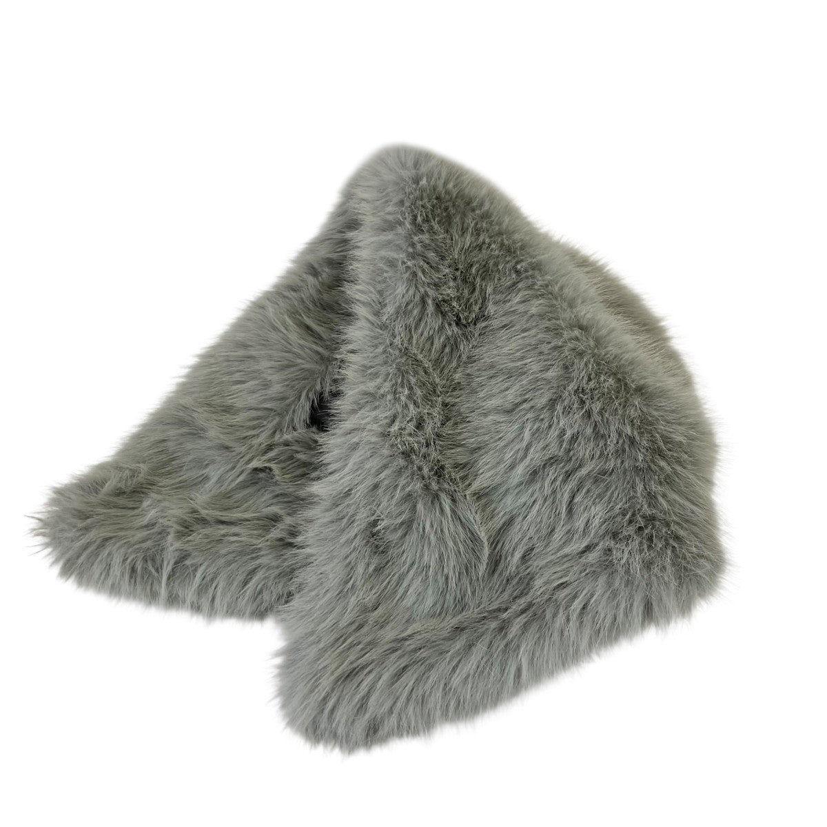 LONG FAUX FUR HOODフェイクファーフードキャップW-242048