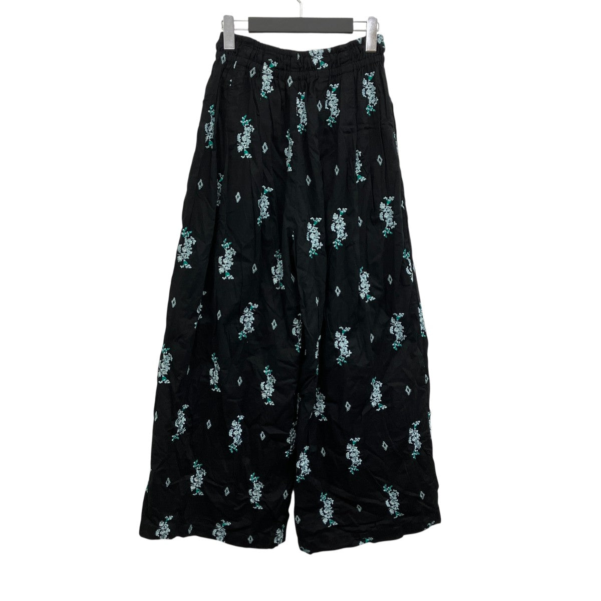 COTTON VOILE JASMINE EMBROIDERY GATH コットンパンツ