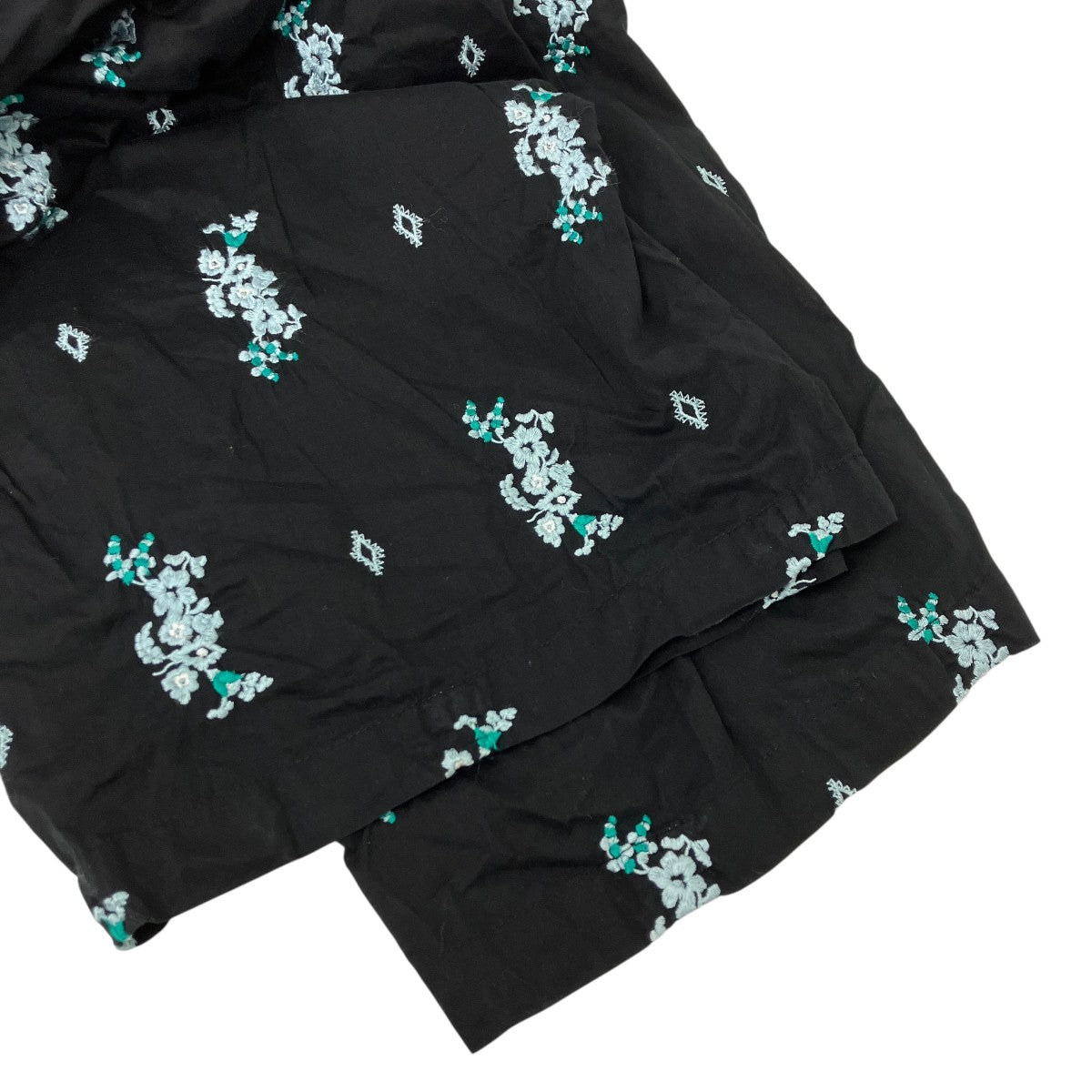 COTTON VOILE JASMINE EMBROIDERY GATH コットンパンツ