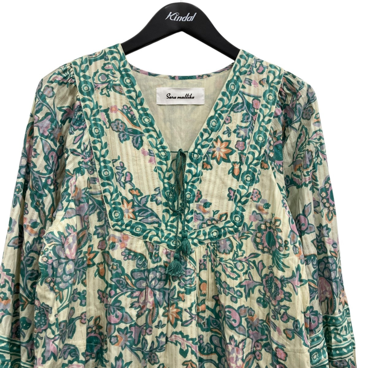 Paisley Flower Print Dress フラワープリントドレス