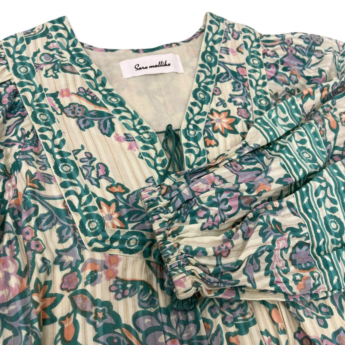 Paisley Flower Print Dress フラワープリントドレス