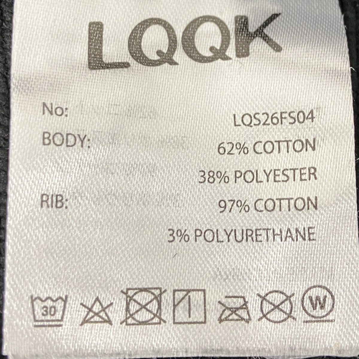 LQQK STUDIO スウェットジャケット 古着・中古-8枚目のアイテム画像